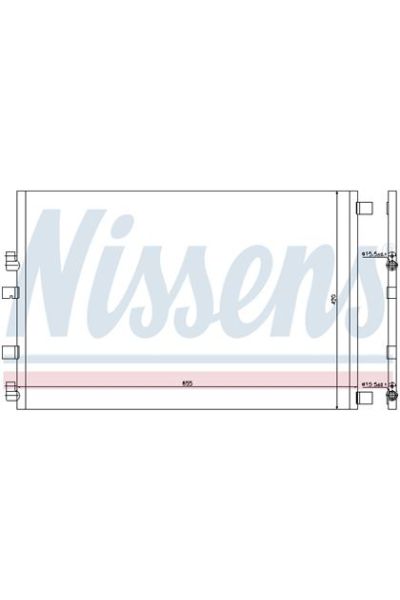 Condensatore, Climatizzatore NISSENS 123-940152