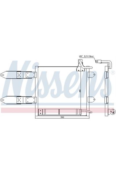 Condensatore, Climatizzatore NISSENS 123-94443
