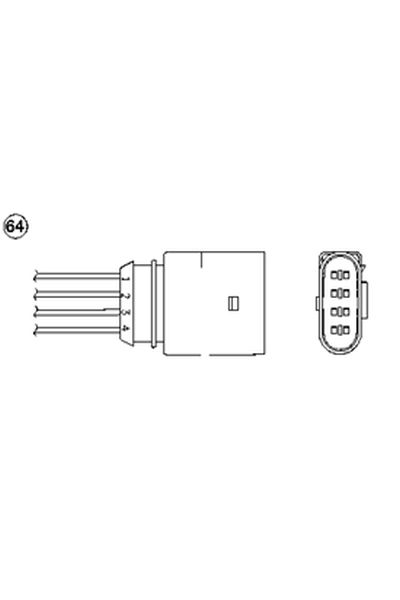 Sonda lambda ngk 15-1627