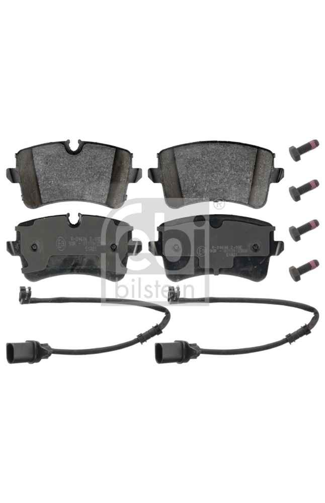 Kit pastiglie freno, Freno a disco FEBI BILSTEIN 101-116017