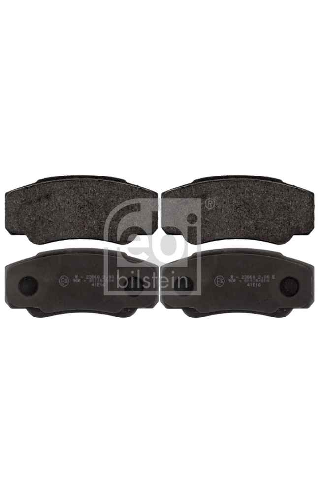 Kit pastiglie freno, Freno a disco FEBI BILSTEIN 101-116047