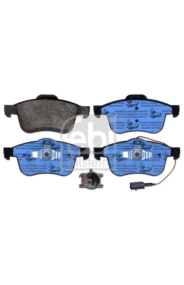 Kit pastiglie freno, Freno a disco FEBI BILSTEIN 101-116059