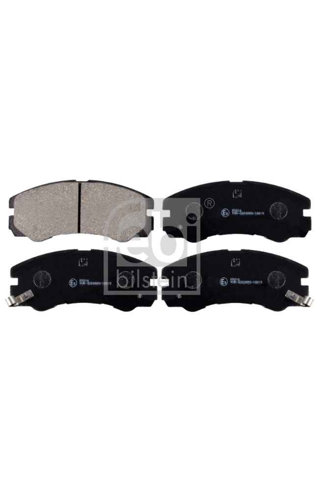 Kit pastiglie freno, Freno a disco FEBI BILSTEIN 101-116157