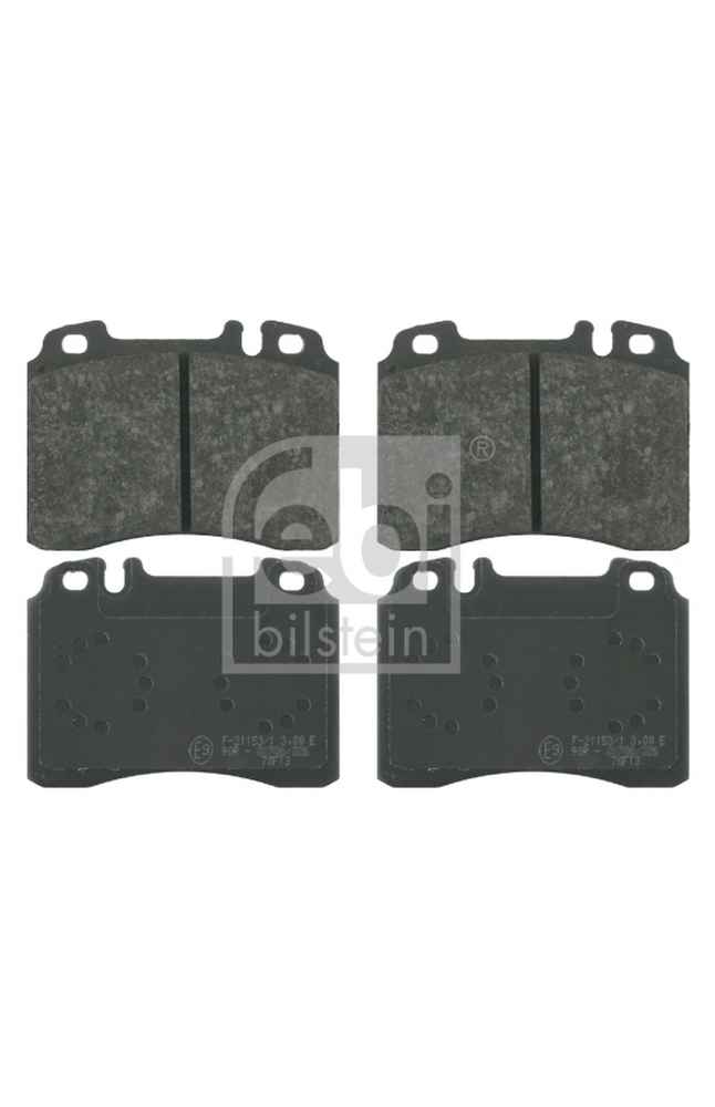 Kit pastiglie freno, Freno a disco FEBI BILSTEIN 101-16095