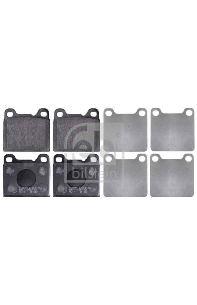 Kit pastiglie freno, Freno a disco FEBI BILSTEIN 101-16231