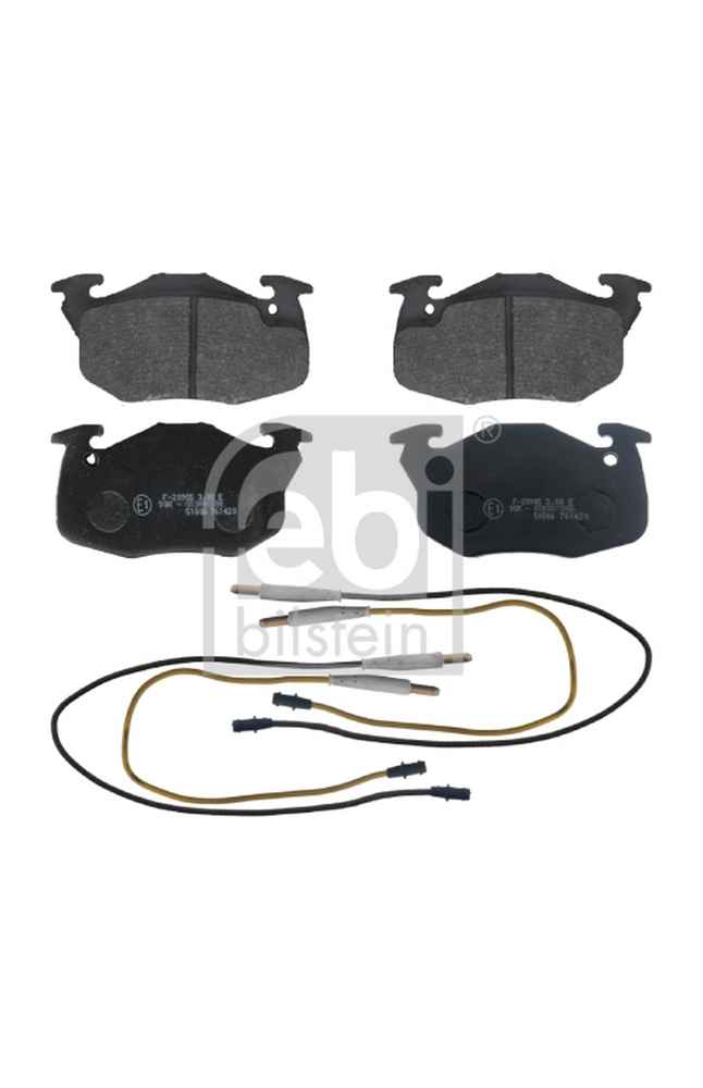 Kit pastiglie freno, Freno a disco FEBI BILSTEIN 101-16291
