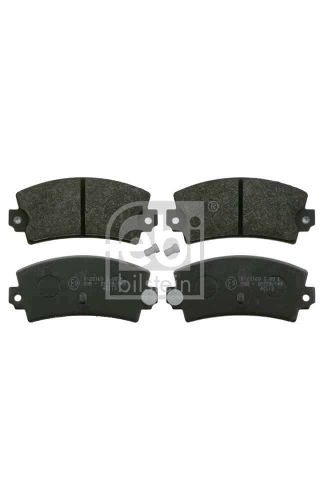Kit pastiglie freno, Freno a disco FEBI BILSTEIN 101-16407