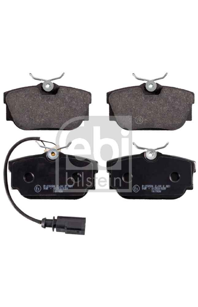 Kit pastiglie freno, Freno a disco FEBI BILSTEIN 101-16412