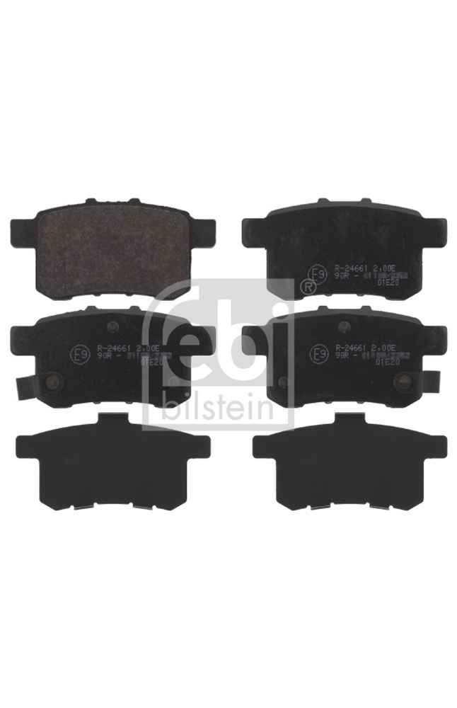 Kit pastiglie freno, Freno a disco FEBI BILSTEIN 101-16766