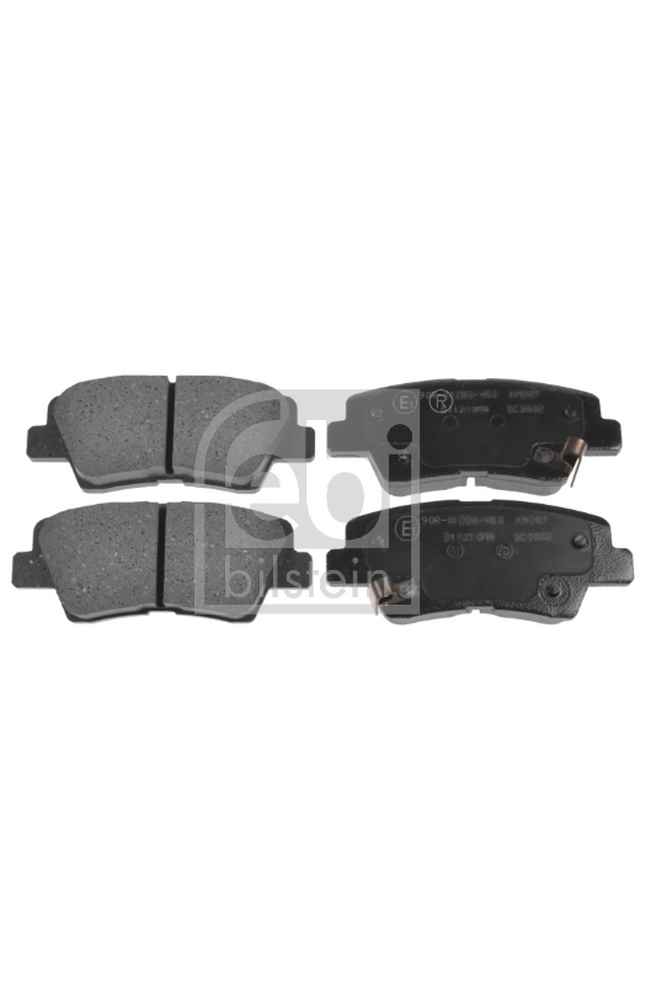 Kit pastiglie freno, Freno a disco FEBI BILSTEIN 101-16799