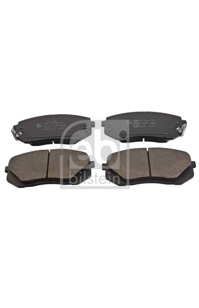 Kit pastiglie freno, Freno a disco FEBI BILSTEIN 101-16816