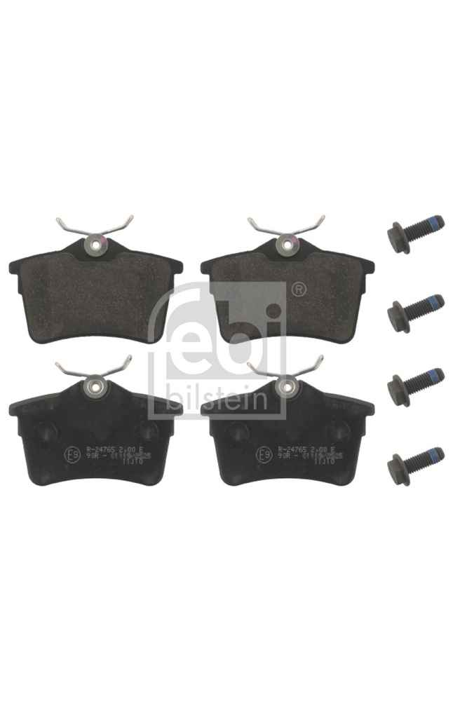 Kit pastiglie freno, Freno a disco FEBI BILSTEIN 101-16831