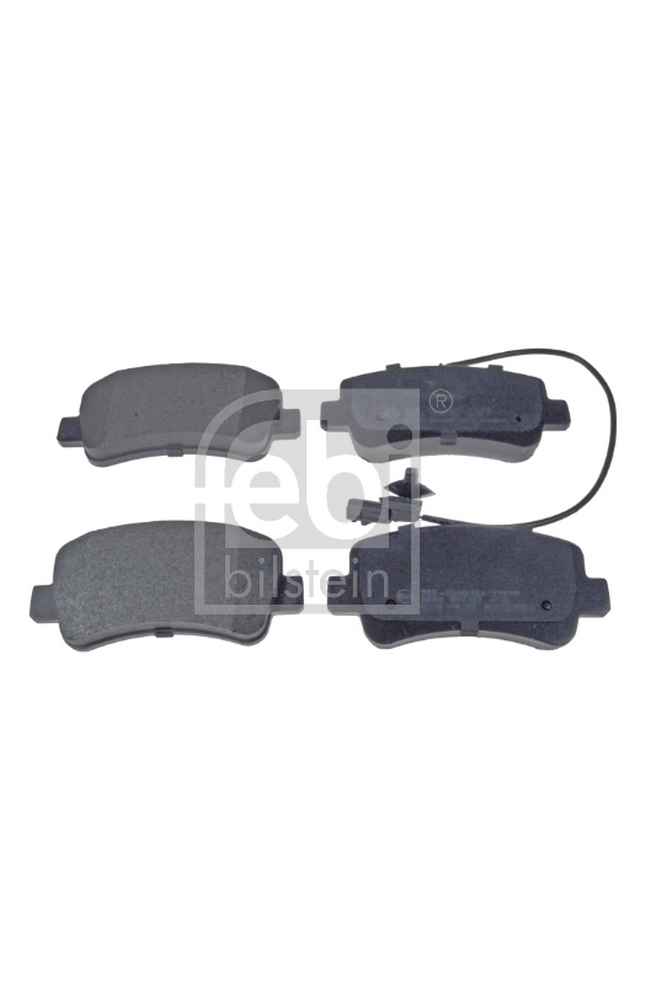 Kit pastiglie freno, Freno a disco FEBI BILSTEIN 101-16843
