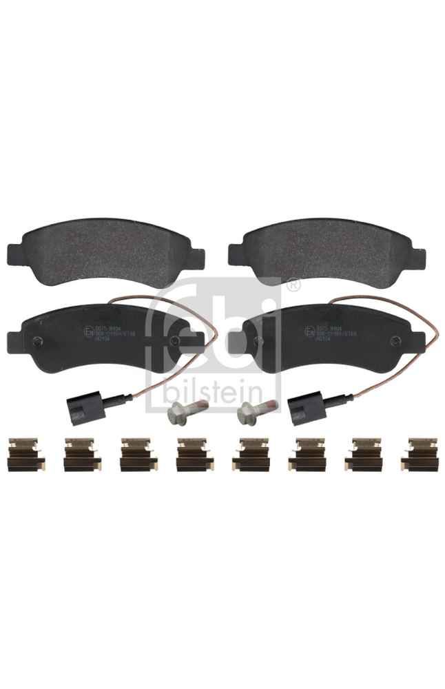 Kit pastiglie freno, Freno a disco FEBI BILSTEIN 101-16956
