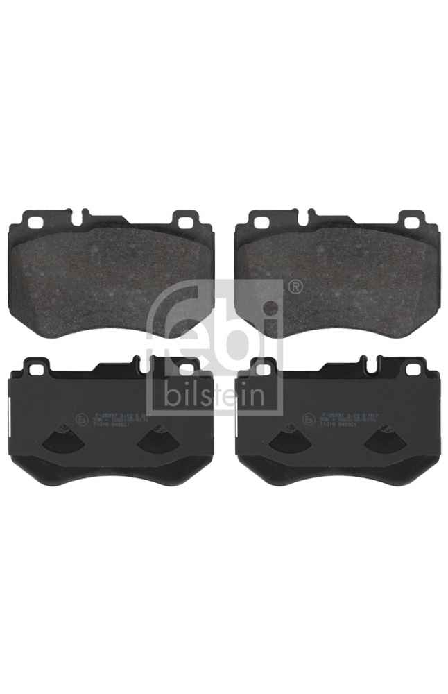 Kit pastiglie freno, Freno a disco FEBI BILSTEIN 101-16987