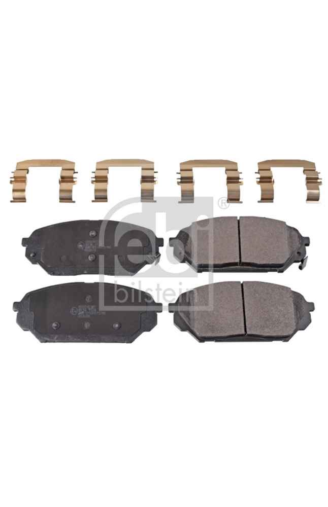 Kit pastiglie freno, Freno a disco FEBI BILSTEIN 101-170627