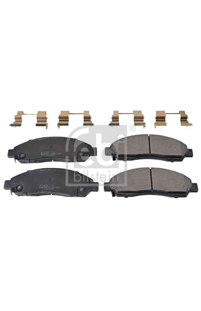 Kit pastiglie freno, Freno a disco FEBI BILSTEIN 101-170899