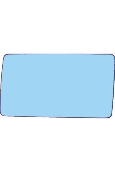 vetro specchio laterale con attacchi termica lato destro (passeggero) depo 1023-00144