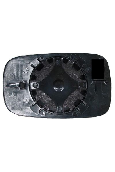 vetro specchio laterale con attacchi lato sinistro (conducente) depo 1023-00317
