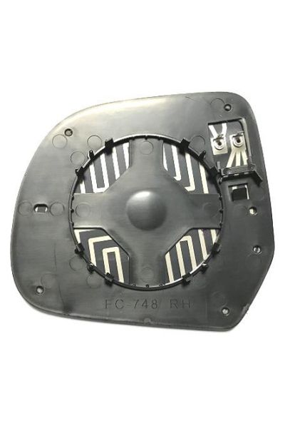 vetro specchio laterale con attacchi termica lato sinistro (conducente) depo 1023-00649