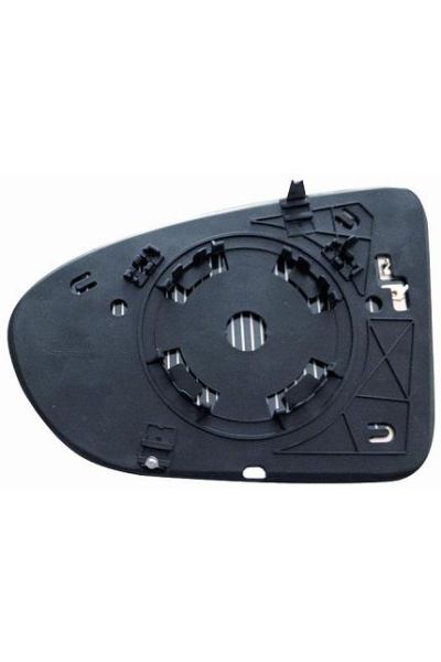 vetro specchio laterale con attacchi termica lato destro (passeggero) depo 1023-00754