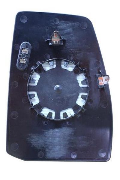 vetro specchio laterale con attacchi termica lato destro (passeggero) depo 1023-00918