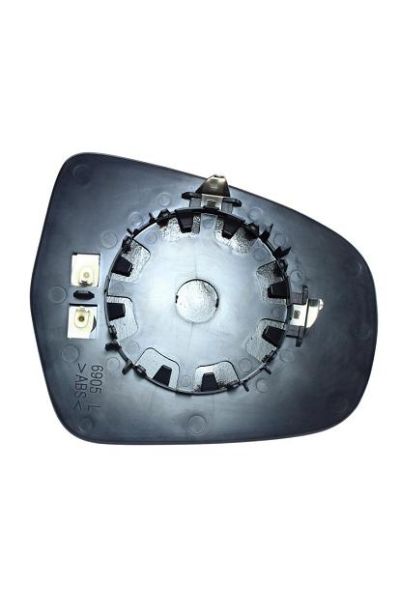 vetro specchio laterale con attacchi termica lato sinistro (conducente) depo 1023-00981