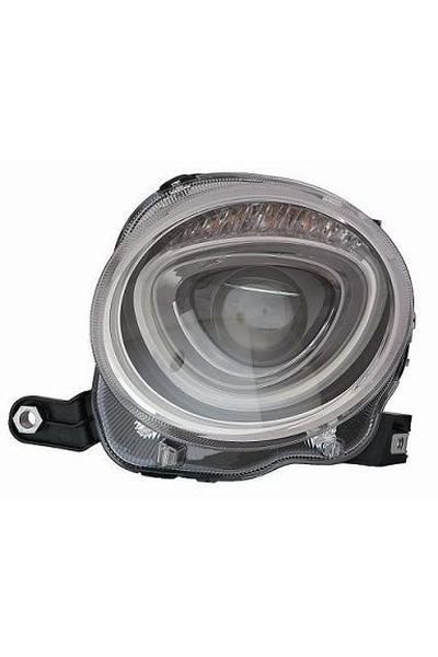 proiettore h7 con motore elettrico lato sinistro (conducente) depo 1023-10669