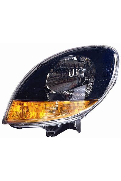 proiettore h4 indicatore di direzione arancio predisposizione per regolazione elettrico lato destro (passeggero) depo 1023-20090