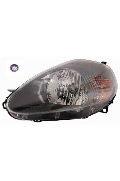 proiettore h4 con motore elettrico lato sinistro (conducente) depo 1023-25520