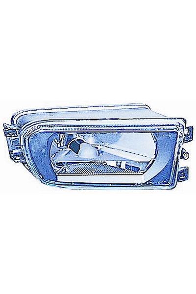 fendinebbia h7 vetro liscio lato destro (passeggero) depo 1023-61460