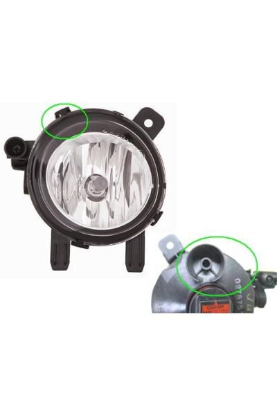 fendinebbia h8 lato sinistro (conducente) depo 1023-68243