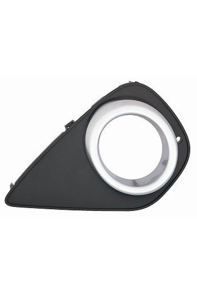 griglia fendinebbia nera lucida lato sinistro (conducente) depo 1023-68449