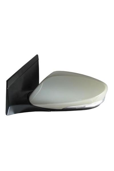 specchio retrovisore elettrico termico richiudibile con tasto con fanalino a led e luce cortesia lato destro (passeggero) depo 1023-801221