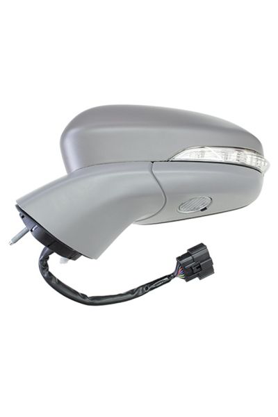 specchio retrovisore elettrico termico richiudibile con tasto con fanalino e luce di cortesi lato sinistro (conducente) depo 1023-802083