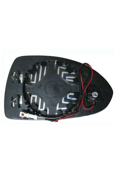 vetro specchio laterale con attacchi termica lato destro (passeggero)CORSA 01-2015/05-2019 depo 1023-J00688D