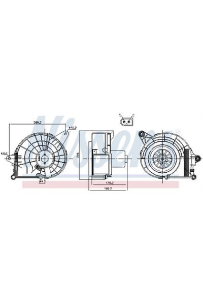 Ventilatore abitacolo NISSENS 123-87500