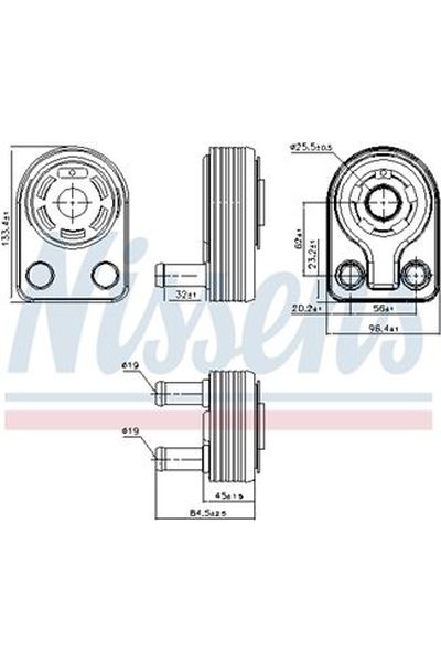 Radiatore olio, Olio motore NISSENS 123-90971