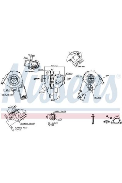 Turbocompressore, Sovralimentazione NISSENS 123-93273