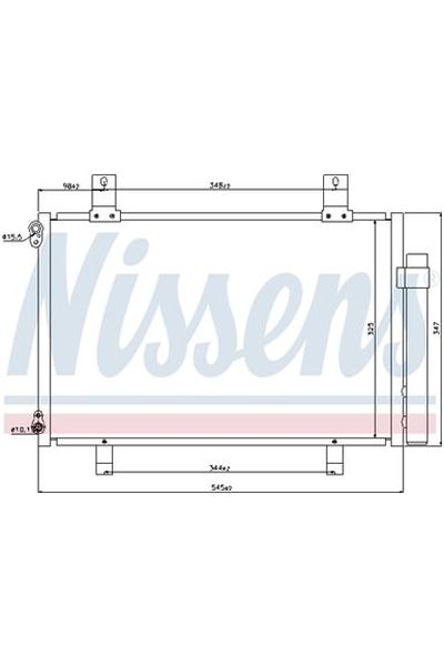 Condensatore, Climatizzatore NISSENS 123-940057