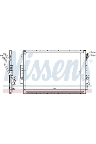 Condensatore, Climatizzatore NISSENS 123-940137