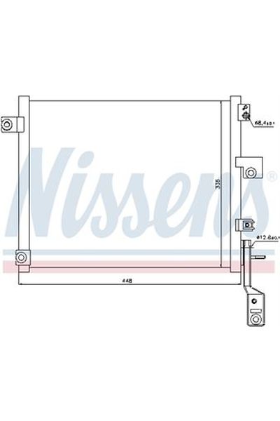 Condensatore, Climatizzatore NISSENS 123-940171