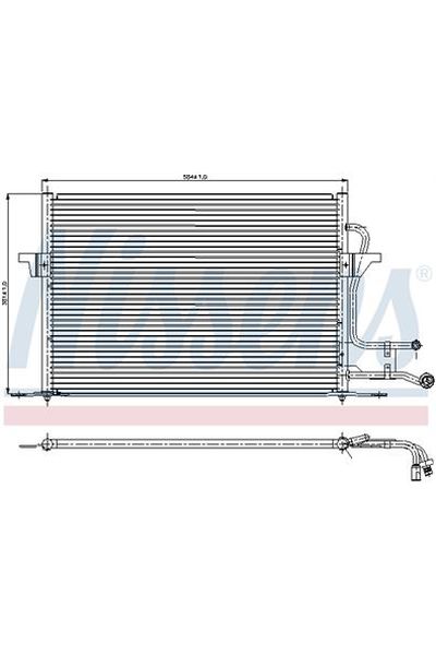 Condensatore, Climatizzatore NISSENS 123-94189