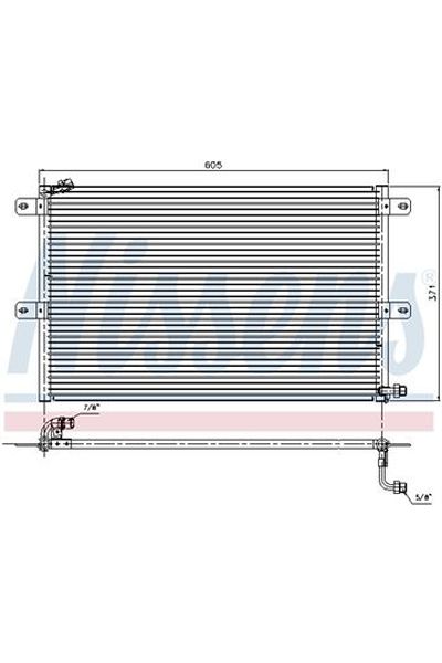 Condensatore, Climatizzatore NISSENS 123-94204