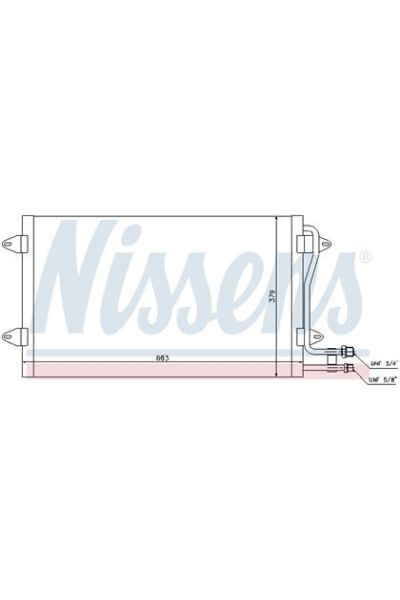 Condensatore, Climatizzatore NISSENS 123-94258