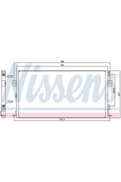 Condensatore, Climatizzatore NISSENS 123-94267