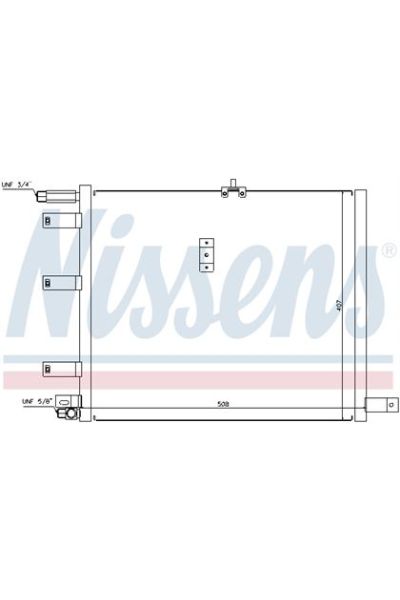 Condensatore, Climatizzatore NISSENS 123-94300