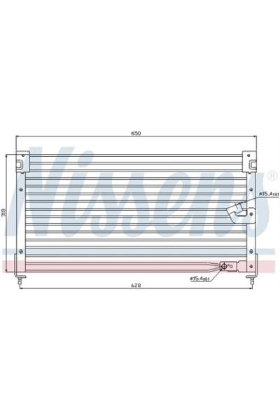 Condensatore, Climatizzatore NISSENS 123-94362