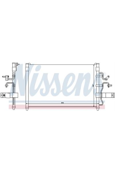 Condensatore, Climatizzatore NISSENS 123-94413