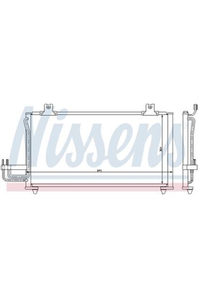 Condensatore, Climatizzatore NISSENS 123-94419